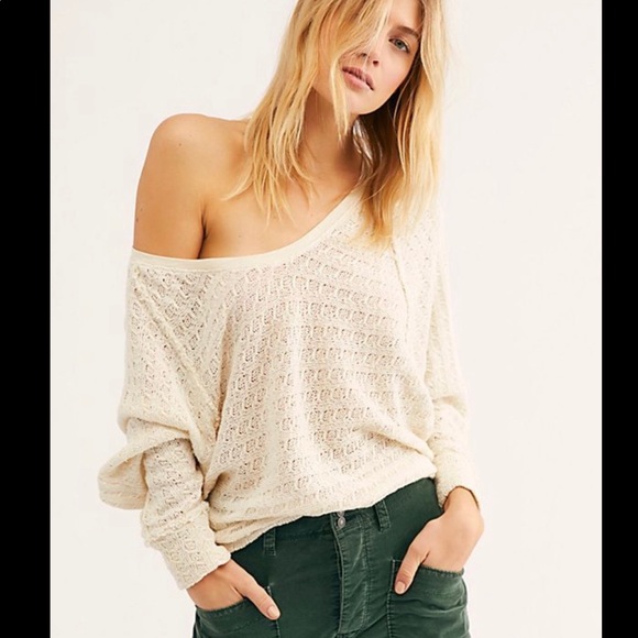 Free People Sweaters - Free People We The Free Thien’s Hacci Top Sz XS